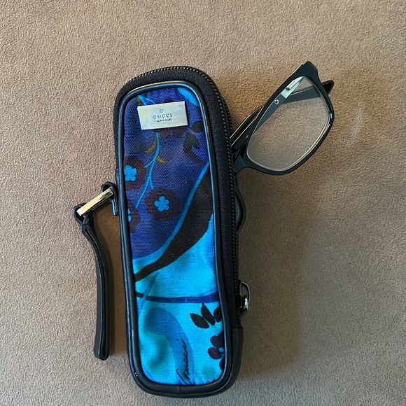 Gucci Vintage Limited Edition Spring 1999 Print Tampon Holder/Eyeglass Holder - Picture 5 of 11